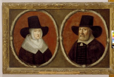 John Tradescant the Elder and his Wife Elizabeth by English School